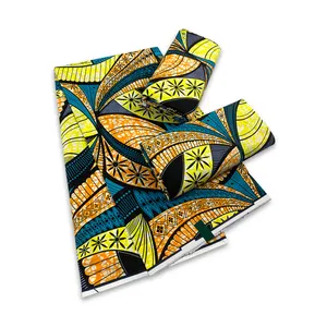 Tissu africain à imprimé de cire Super hollandais 100% coton de haute qualité, véritable véritable Wax pour robe, Textile de maison