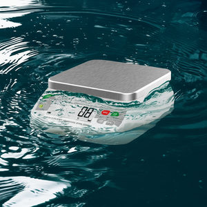 Digitale multifunktion ale 15-kg-Tischwaage für den Supermarkt Große wasserdichte LCD-ABS-Plattform 1g Anzeige Tara OEM ODM Wiegen - Product Image 6