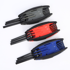 <span class=keywords><strong>Chiavi</strong></span> metriche SAE <span class=keywords><strong>Torx</strong></span> L da 8 pezzi set di <span class=keywords><strong>chiavi</strong></span> esagonali pieghevoli multi personalizzate con finitura nera - Product Image 3