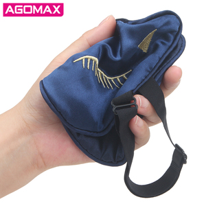 Masque de sommeil en satin soyeux de qualité supérieure, avec rembourrage super doux et sangle élastique - Product Image 2