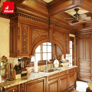 Allandgroup Organizing Ideas - Juego de Muebles de Cocina Rústicos y Tradicionales Estilo Campestre de los Años 70 con Islas y Estufa - Product Image 2