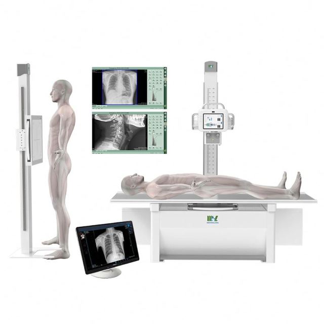 OEM/ODM High Resolution Imaging Three-Phase 380V Double Column 50KW Medical DR X-Ray Machine