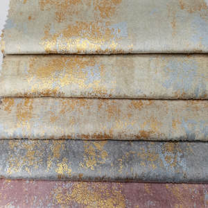 Hxe # सस्ता मखमल कपड़े ठोस रंग मखमली सोफे पर्दे सामग्री सोने को अवरुद्ध कर घरेलू कपड़ा नया डिजाइन मखमली सोफा - Product Image 2