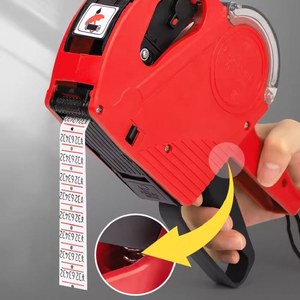 Solution d'étiquetage de supermarché: <span class=keywords><strong>Pistolet</strong></span> de prix numérique portable avec enrouleur automatique - Product Image 2