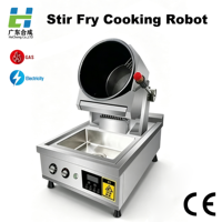 Machine de cuisson électrique automatique en acier inoxydable avec contrôle PLC et chauffage par induction pour restaurant, hôtel, cuisine