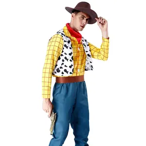 Halloween cosplay costume Toy Story Hu Di couple costume Western cowboy men and women party stage costume