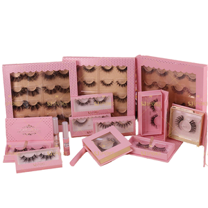 Cils en vison naturel, aspect naturel, doux et volumineux, faits à la main, pour <span class=keywords><strong>maquillage</strong></span> quotidien, vegan, emballage personnalisé - Product Image 1