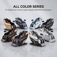LEERCON Chine 4D 8D Fauteuil de massage de luxe à gravité zéro pour tout le corps avec massage des pieds Bluetooth pour personnes âgées AI Shiatsu Quantum 5D