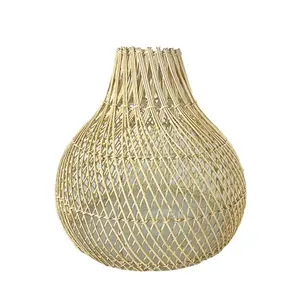 Wine Gourd-shaped Rattan Craft Hanging Light Lampenschirm Pendant Ceiling Lampshade