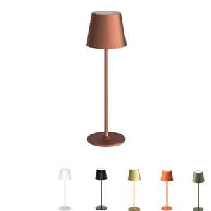 <b>Wireless</b> Touch <b>Lamp</b> Dimmable Led Light 3 Shades White 11x11x37cm Orange Color - Product Image 6