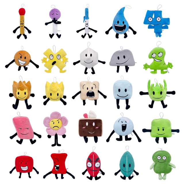 Factory Wholesale Battle of Dream Island Plush Toys, Creative Pendants, Anime Keychains, Cartoon Claw Machine Dolls