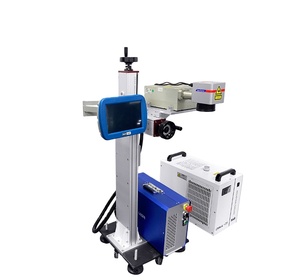 2022 جديد على الانترنت يطير ماكينة الحفر بالليزر ل زجاجة الأشعة فوق البنفسجية الليزر آلة وسم للبلاستيك المشروبات الغذاء حزمة رمز تاريخ - Product Image 1