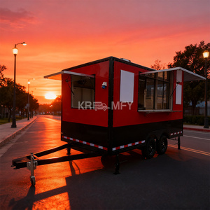 Nouvelle arrivée 2025, camion de restauration rapide, cuisine mobile, chariot à pizza, chariot à café - Product Image 6