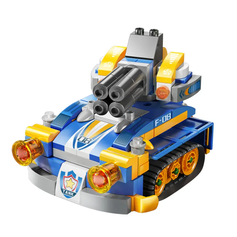 FEELO Tank Building Blocks Educational Assembled Models Building Blocks Compatible Small Bricks Best Selling Toys for kid