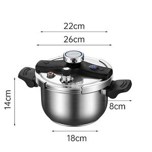 Sicherheits-Explosionsschutz-Kochgeschirr 4L 6L Edelstahl 304 Induktion Industrieller Schnellkochtopf Druckkochtöpfe - Product Image 2