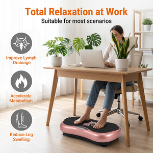 Plateforme vibrante ultra-mince pour entraînement et massage des pieds – Appareil professionnel de thérapie vibratoire Crazy Fit - Product Image 2
