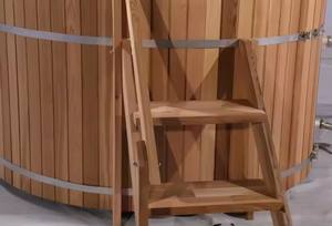 Bain à remous <span class=keywords><strong>en</strong></span> <span class=keywords><strong>bois</strong></span> massif <span class=keywords><strong>de</strong></span> style traditionnel <span class=keywords><strong>de</strong></span> haute qualité, poêle à <span class=keywords><strong>bois</strong></span> pour usage extérieur, spa - Product Image 3