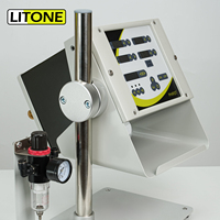 Máquina de Recubrimiento Electrostático en Polvo Tipo Taza de Cambio Rápido Litone con LED de 200, 500, 800 ml y 10KV para Laboratorio de Desarrollo de Color PHIRST-C