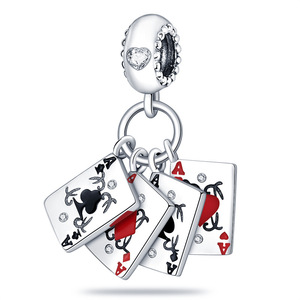 Pendentif en perle d'origine en laiton blanc plaqué argent, un accessoire de bijouterie tendance pour femmes en 2026, idéal comme cadeau de bijoux - Product Image 5