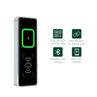 Control de acceso de metal para exteriores con código QR ultra estrecho de 44mm Thinmoo con codificación dinámica para gestión de visitantes