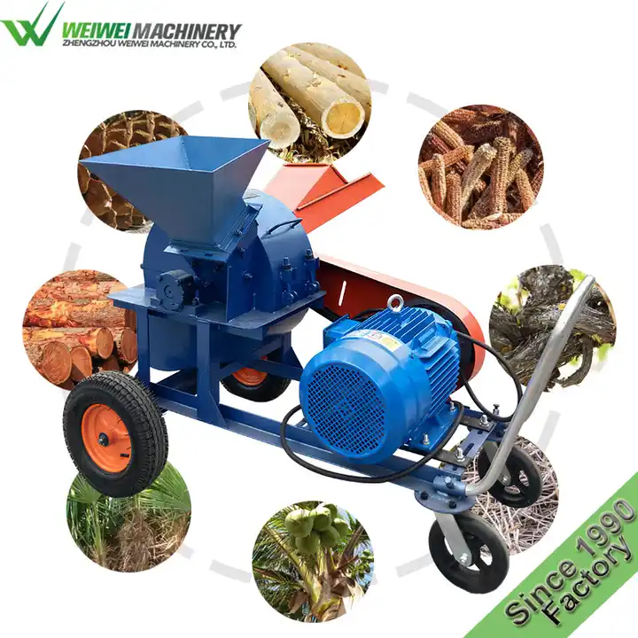 Farm Machinery Palm Fiber Agriculture Waste Crusher Chopper for