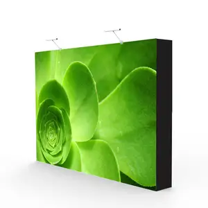 Portable Tension Fabric Backdrop Backlit SEG 3D Lightbox Trade Show Exhibition Led Light Box