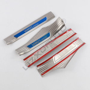 แผ่นกันรอยขอบประตูรถยนต์เหล็ก 4 ชิ้น สำหรับ <span class=keywords><strong>YARIS</strong></span> CROSS ปี <span class=keywords><strong>2022</strong></span> 2023 ป้องกันรอยขีดข่วน บริเวณขอบประตูหน้าและหลัง - Product Image 3