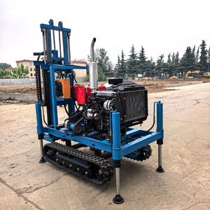 Equipo de Perforación Hidráulico sobre Orugas Resistente al Desgaste, Capacidad de Perforación de Pozos de Agua de 100m, 150m, 200m, Plataforma de Perforación Móvil Duradera - Product Image 5