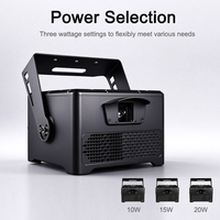 Projecteur laser de scène Igracelite RGB 10W 15W 20W DMX512, animation couleur intégrale pour DJ, club, mariage, fête