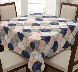 Tissu d'ameublement imprimé demi-cercle géométrique de designer au mètre – Matériau de revêtement moderne de luxe pour canapé et accents décoratifs - Product Image 3