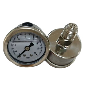 <span class=keywords><strong>40mm</strong></span> 16bar/232psi 스테인리스 스틸 압력 게이지-1/4BSP 나사 백 마운트, IP65 방수 - Product Image 1