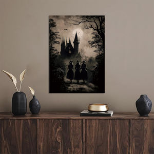 Poster Classico Retrò Gotico HD su Tela Senza Cornice, Stampa Impermeabile di Zucca di Halloween, Decorazione Murale per Casa e Camera da Letto, Idea Regalo - Product Image 5