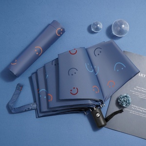 Parapluie pour le visage, double usage soleil/pluie, avec revêtement noir <span class=keywords><strong>anti</strong></span>-<span class=keywords><strong>UV</strong></span>, ouverture automatique, poignée en fer, UPF50+, entièrement occultant, frais et léger - Product Image 1