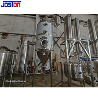 Huile chaude à la vapeur Distillation moléculaire de jus de raisin Extraction d'huile essentielle Concentrateur d'évaporation unique à film tombant