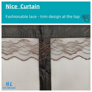 Moustiquaire magnétique en fibre de verre de haute qualité, épaisse, anti-huile, anti-déchirure, facile à installer, filet invisible anti-insectes <span class=keywords><strong>pour</strong></span> portes d'entrée - Product Image 6