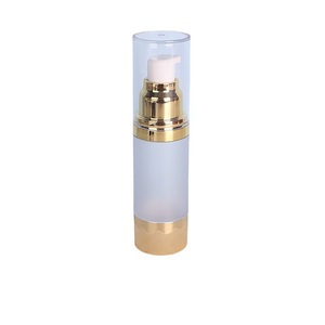 Factory direct sales wholesale of 15ml, 30ml, 50ml and other sizes, gold and silver vacuum <b>bottles</b> with imitation electroplated - Product Image 5