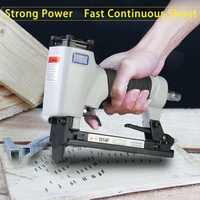 XINYI 1014F Agrafeuse pneumatique industrielle de calibre 22, échappement supérieur, 180 agrafes/min, garantie 3 ans, en aluminium et fer