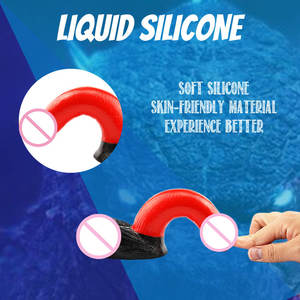 SEXBAY2024 Nuevo Diseño Rojo y Negro Juguete Sexual Personalizable Dildos Monstruo Pene Animal Sexo Alienígena <span class=keywords><strong>Dido</strong></span> Diseñado Específicamente Dildos Especiales - Product Image 3