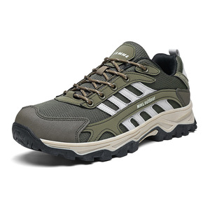 Zapatos de senderismo para hombre, zapatillas de trekking antideslizantes de malla transpirable, zapatos de escalada resistentes al desgaste para acampar - Product Image 1