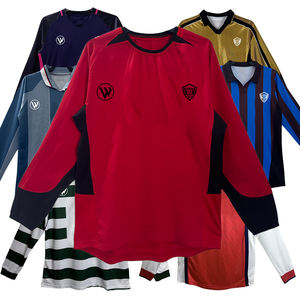 Camisa de Futebol Retro de Manga Longa do Inter de Milão, Camisa Clássica de Futebol, Qualidade Tailandesa, Atacado - Product Image 6