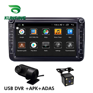 8 inch xe Stereo cho phổ VW với nút Xe GPS Thiết bị theo dõi đài phát thanh Android DVD player Xe Loa siêu trầm - Product Image 3