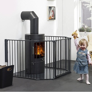Barrière de sécurité pour enfant PROBEBI PPI01 en métal, barrière de sécurité pour bébé, barrière de sécurité intérieure et extérieure, parc pour enfants, garde-corps en fer - Product Image 1