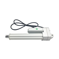 Mini actionneur linéaire électrique industriel 12V 24V 2000N 20mm/s, tige télescopique en acier inoxydable, étanche, pour automatisation marine