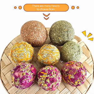 Pet Răng Mài Bóng Cỏ Tự Nhiên Đồ Chơi Cho Thỏ Guinea Pig Cỏ Linh Lăng Tự Nhiên Bóng Mol Pet Đồ Ăn Nhẹ - Product Image 5