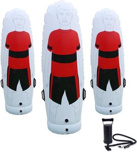Mannequin de football gonflable de 1,70 m en polyester imperméable, équipement d'entraînement de football, vente chaude - Product Image 1