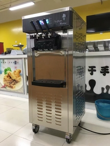 Venta de fábrica, máquina de helados al mejor precio, máquina comercial de helados suaves, 2 + 1 sabores, servicio suave para el hogar, fabricación de conos para niños - Product Image 6