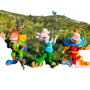 Escultura de Resina de Fibra de Vidrio con Diseño de Animales para Jardín, Parque y Guardería, Duradera, en Oferta - Product Image 1