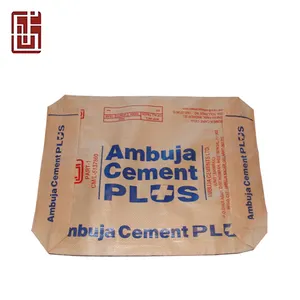 Bolsa de cemento con válvula inferior, Logo personalizado, 25kg y 50kg, pp ad star, plástico/papel Kraft, precio barato
