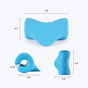 Neck Cervical Shoulder Chiropractic Relaxer Support Traction Pillow Neck Stretcher Shoulder Relaxer Massage Pillow