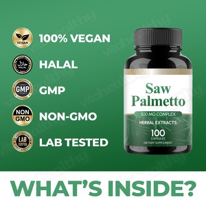 Капсулы Vitahealthy OEM/ODM с натуральным веганским экстрактом пальметто для улучшения состояния волос и поддержания здоровья простаты - Product Image 4